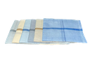Colored Lining Handkerchief (Rumal) 100% Cotton For Men - Set Of 12 Pcs (24 x 24) Hankies